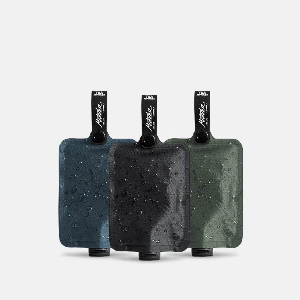 Flatpak Toiletry Bottle (3-pack)