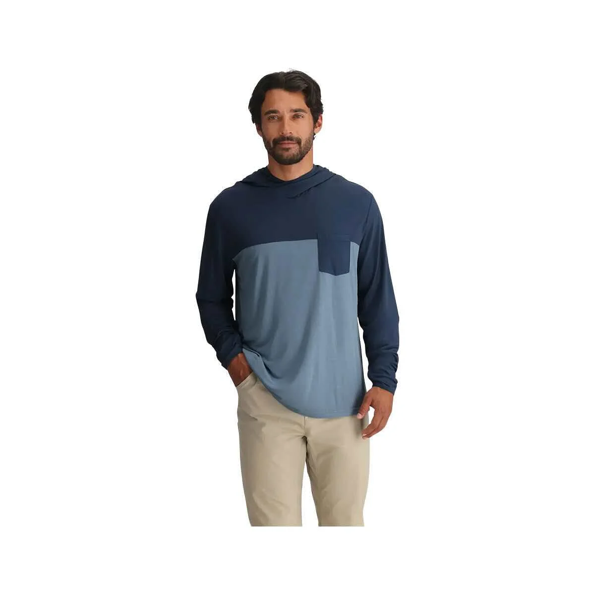 Free Fly Men's Bamboo Hybrid Sun Hoodie