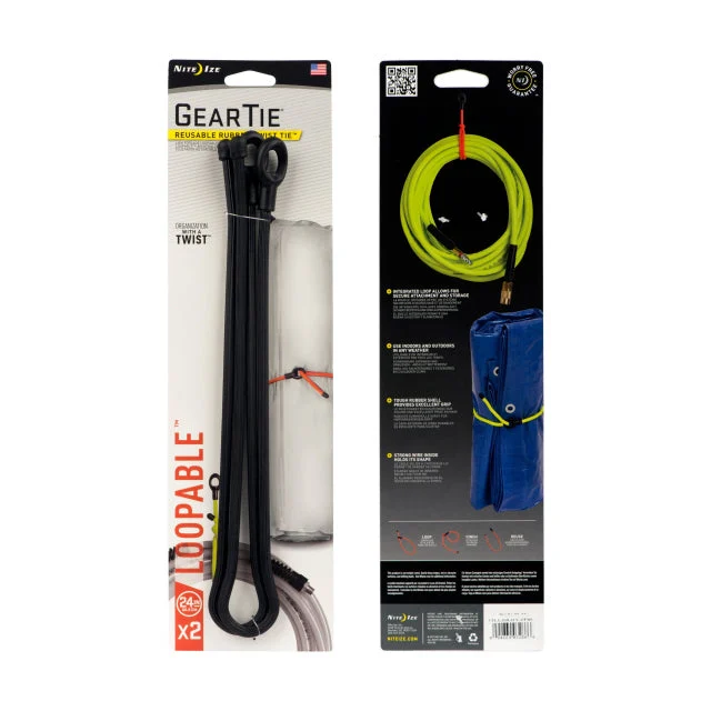 Gear Tie Loopable Twist Tie 24 In. - 2 Pack
