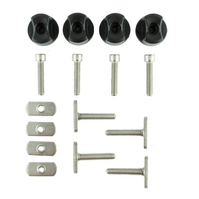 Geartrac Hardware Assortment Kit, Includes 4 Each Of: 1.5 " Mightybolts, Threaded Knobs, Convertible