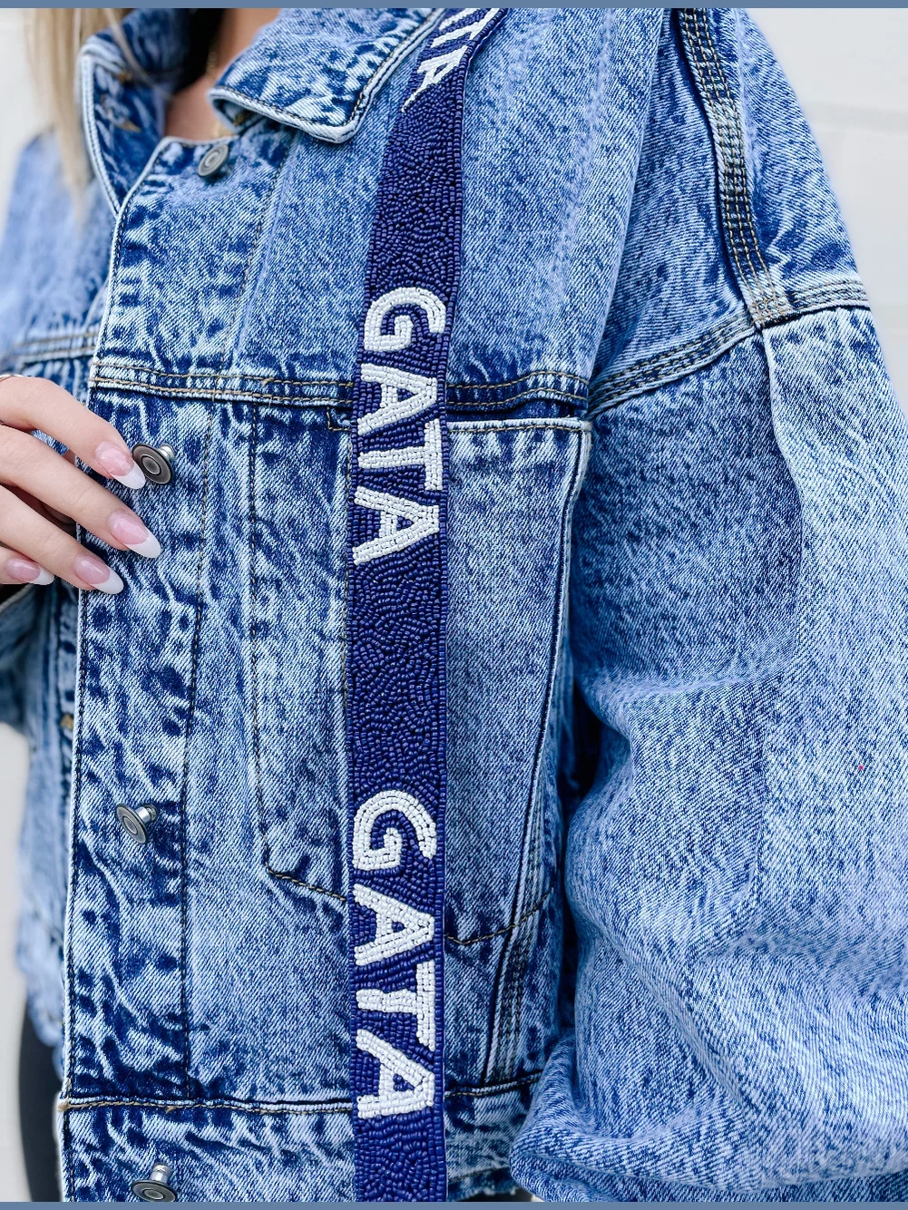 Georgia Southern Beaded Purse Strap