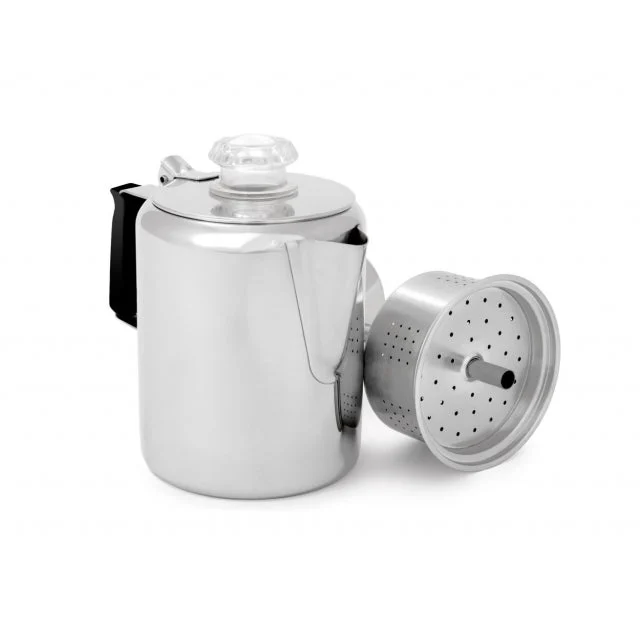 Glacier Stainless 6 Cup Perc W/silicone Handle