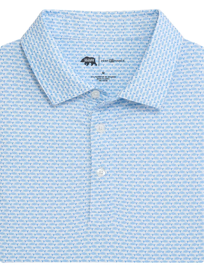 Goldie Printed Performance Polo