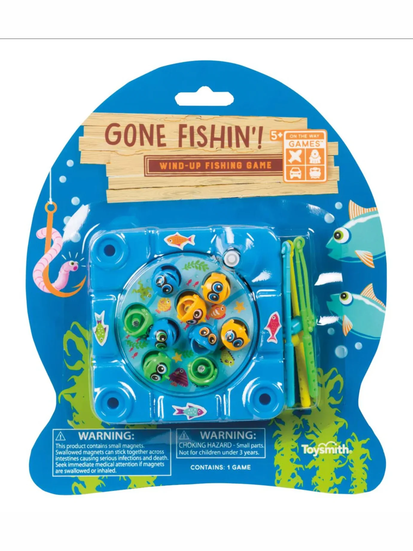 Gone Fishin' Wind Up Fishing Game