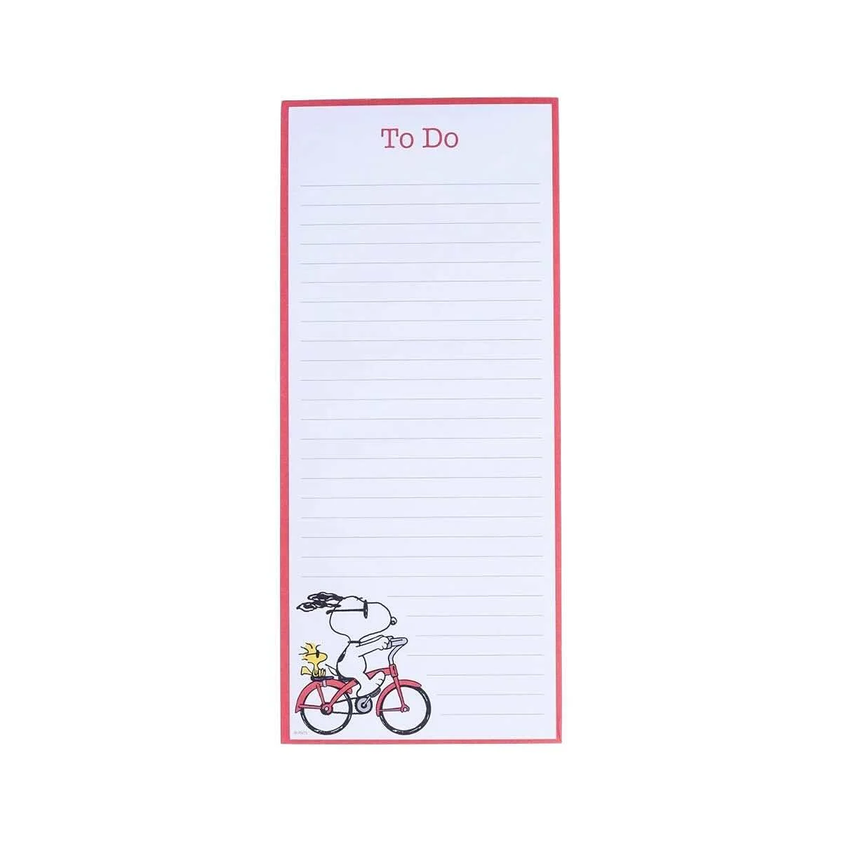 Graphique Peanuts Bike Magnetic Notepad