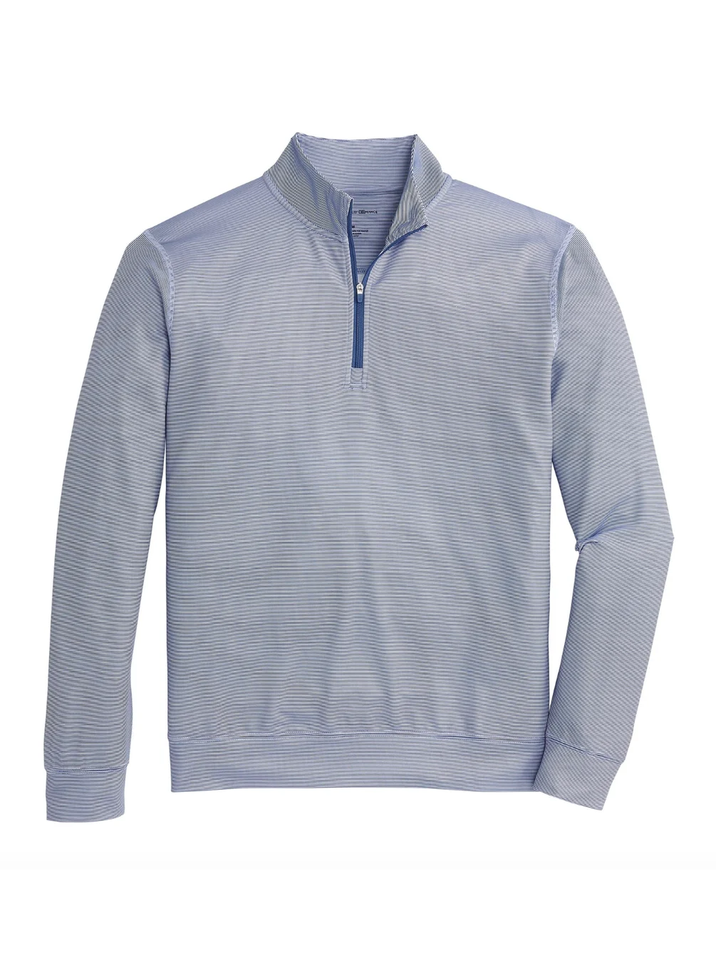 Hairline Stripe Printed Performance 1/4 Zip