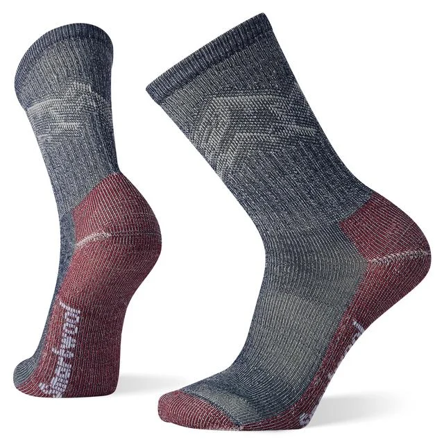Hike Classic Edition Light Cushion Mountain Pattern Crew Socks