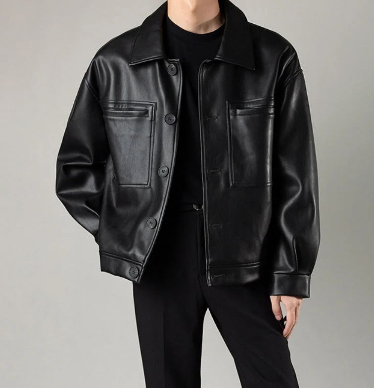Hiking PU Autumn Leather Jacket