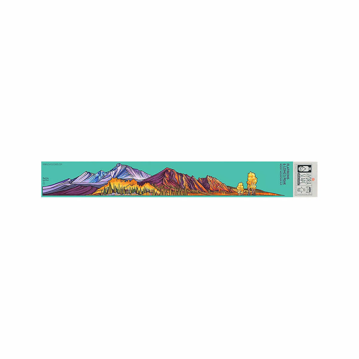 Hydrascape Flatirons & Longs Peak Infinity Sticker