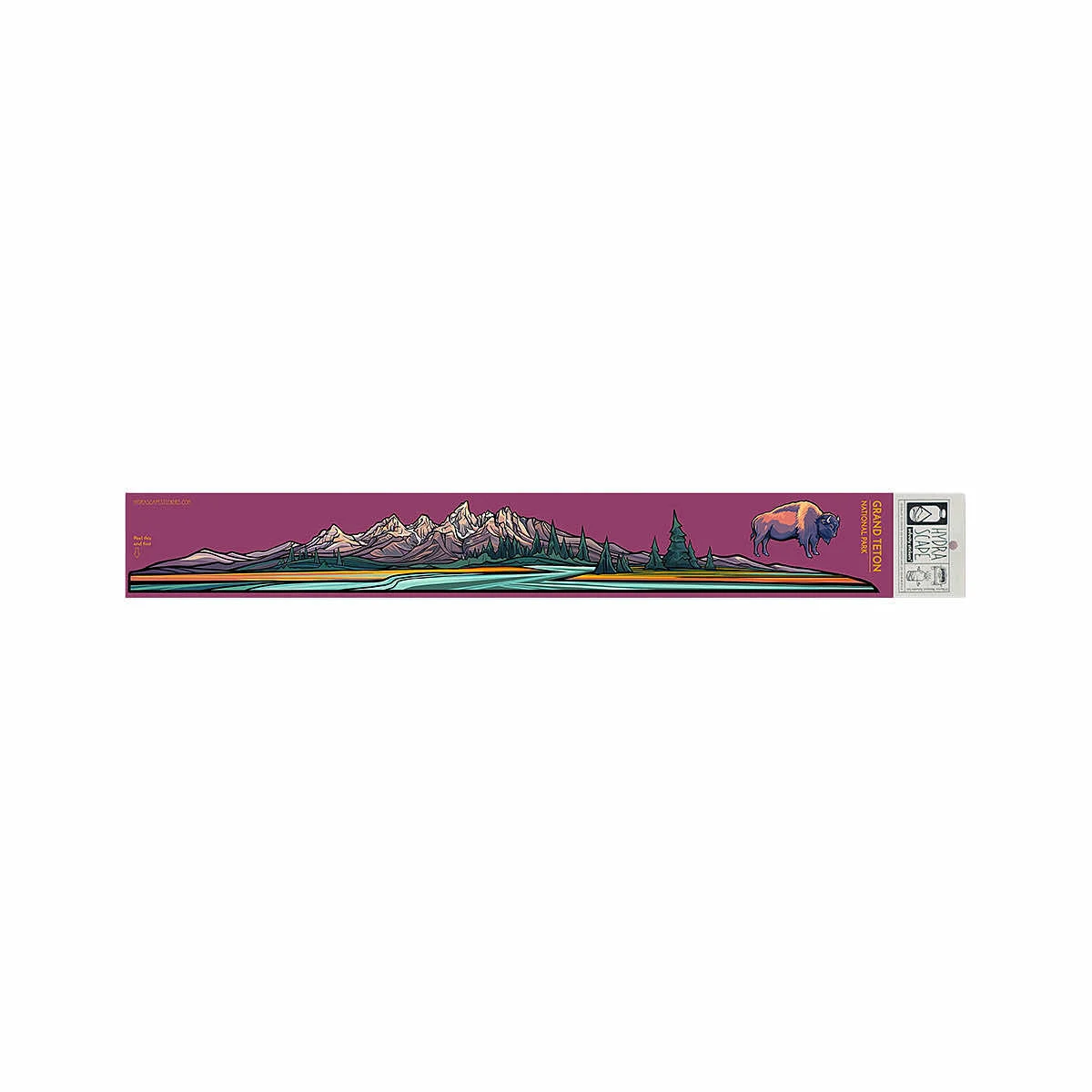 Hydrascape Grand Teton National Park Infinity Sticker