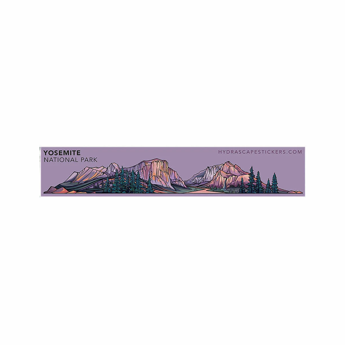 Hydrascape Yosemite National Park Miniscape Sticker