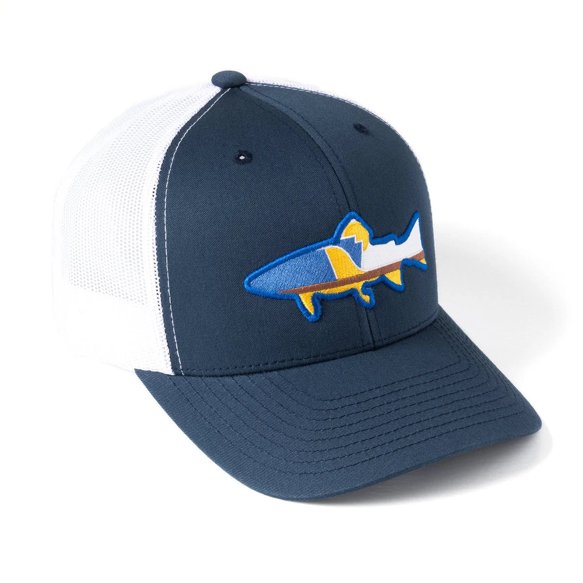 The Juniata: Pennsylvania Hat | Snapback Trucker Trout Patch Hat – 3 Rivers Outdoor Co