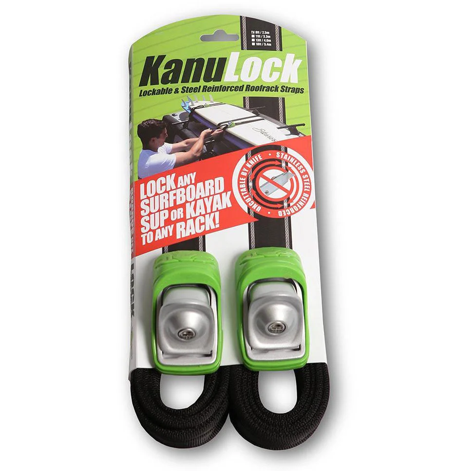 KanuLock Lockable Tiedown Straps