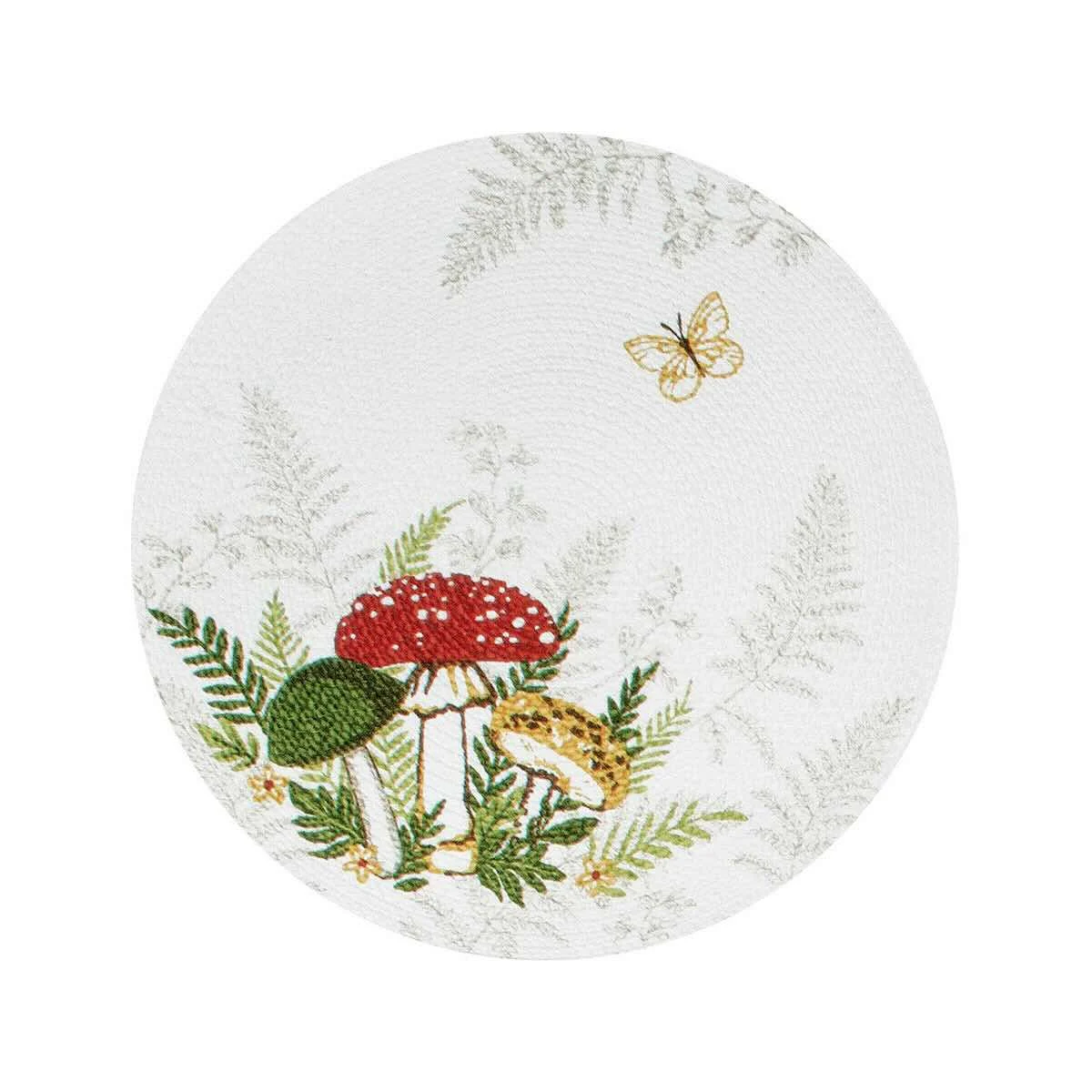Kay Dee Braided Mushroom Cluster Placemat