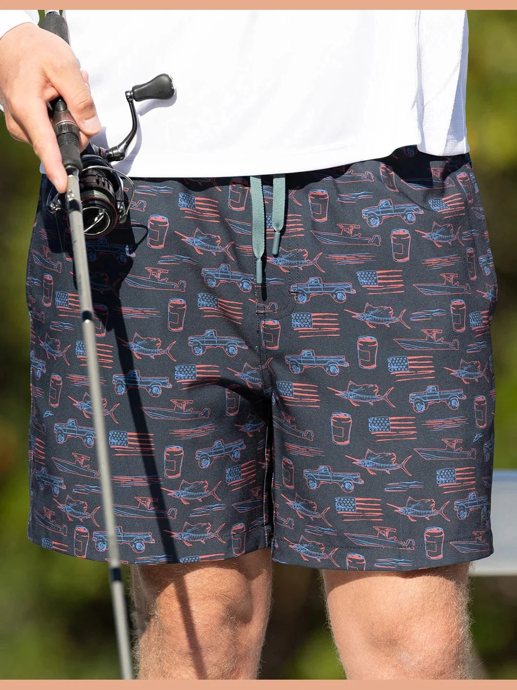 KC Pursuit Volley Printed Swim Short 5.5"