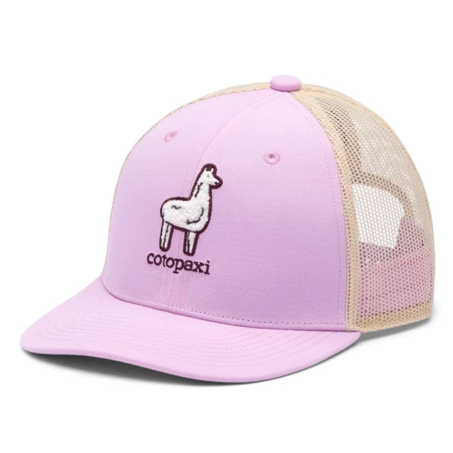 Kid's Tiny Llama Trucker Hat