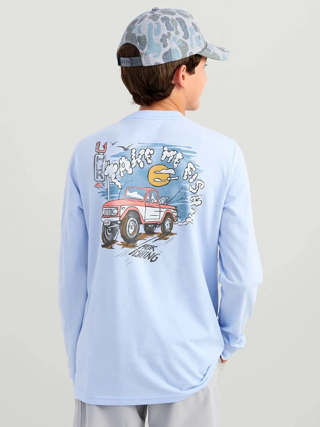 Kids Huk Truck Long Sleeve Tee