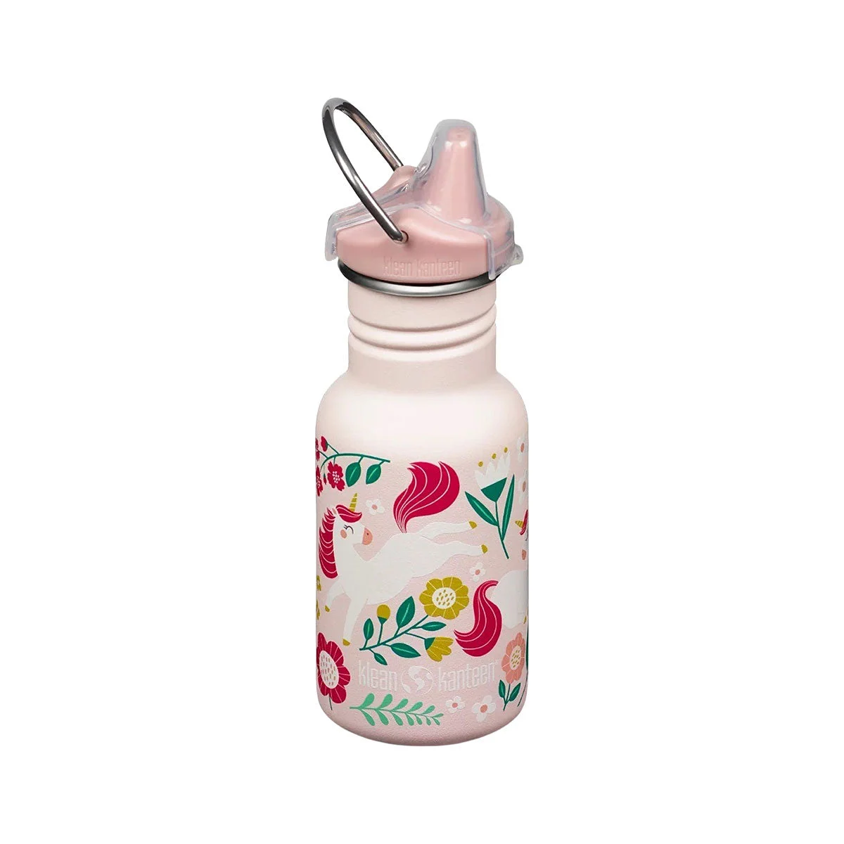 Klean Kanteen Kid's Classic Bottle with Sippy Lid - 12 Ounce