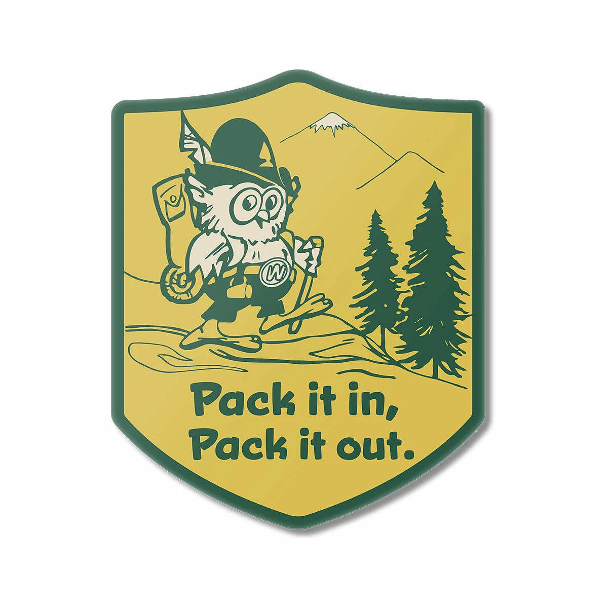 The Landmark Project Pack It In, Pack It Out Magnet