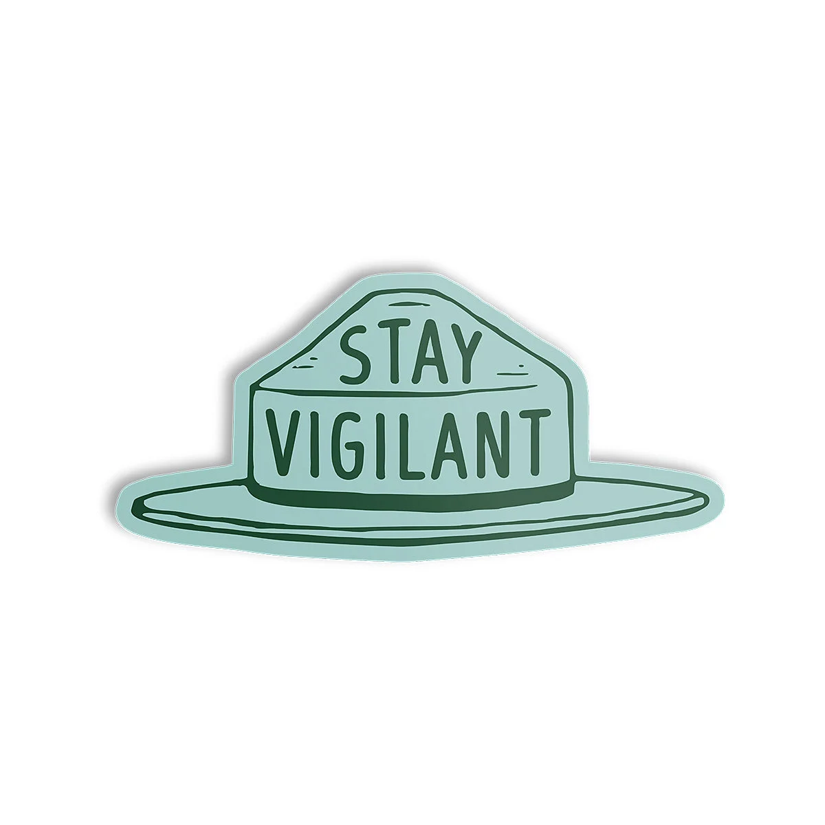 The Landmark Project Stay Vigilant Sticker