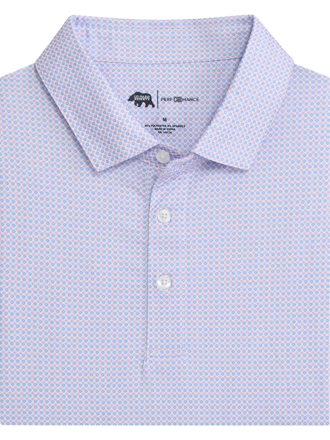 League Printed Performance Polo