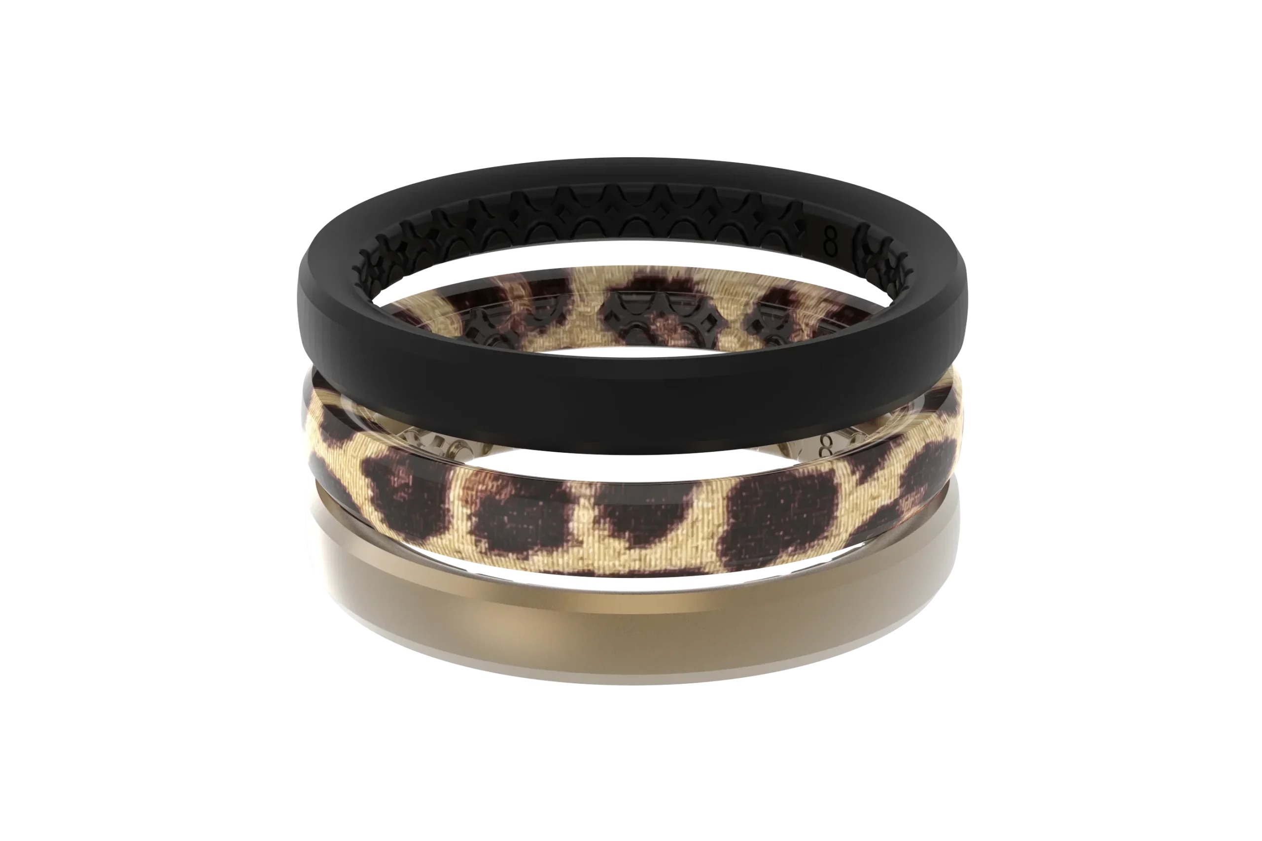 Leopard Stackable Ring