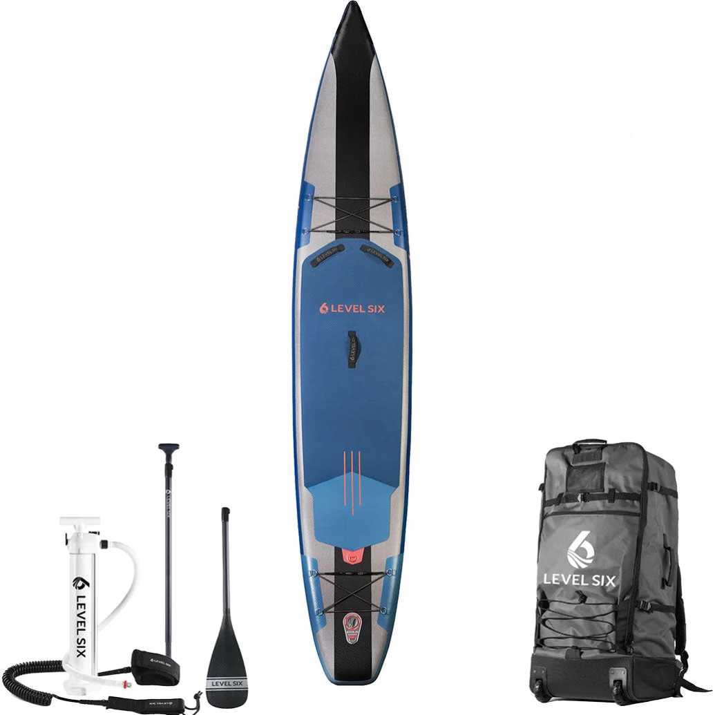 Level Six Fourteen Carbon Inflatable SUP Board Package