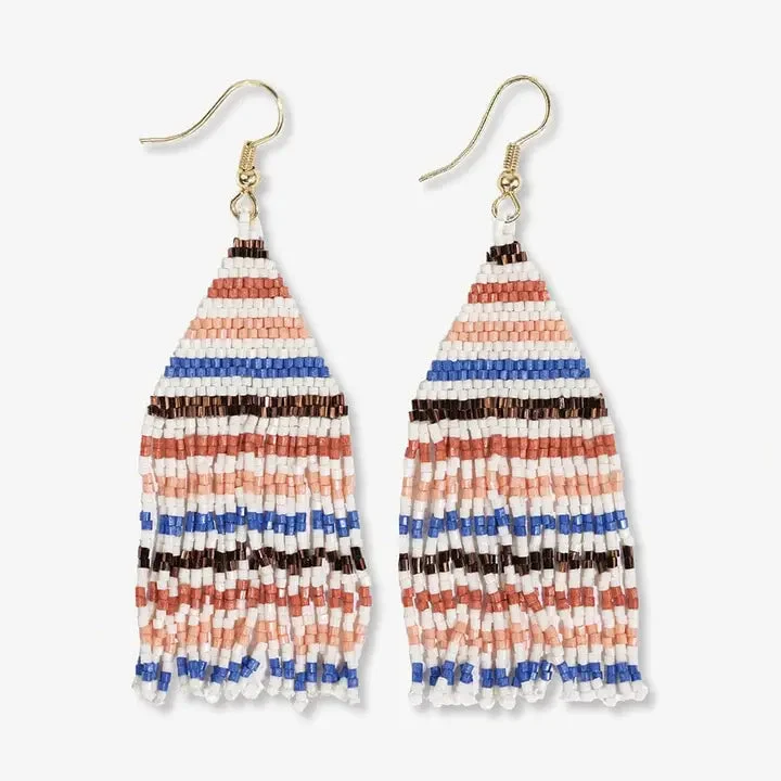 Lexie Beaded Fringe Earrings