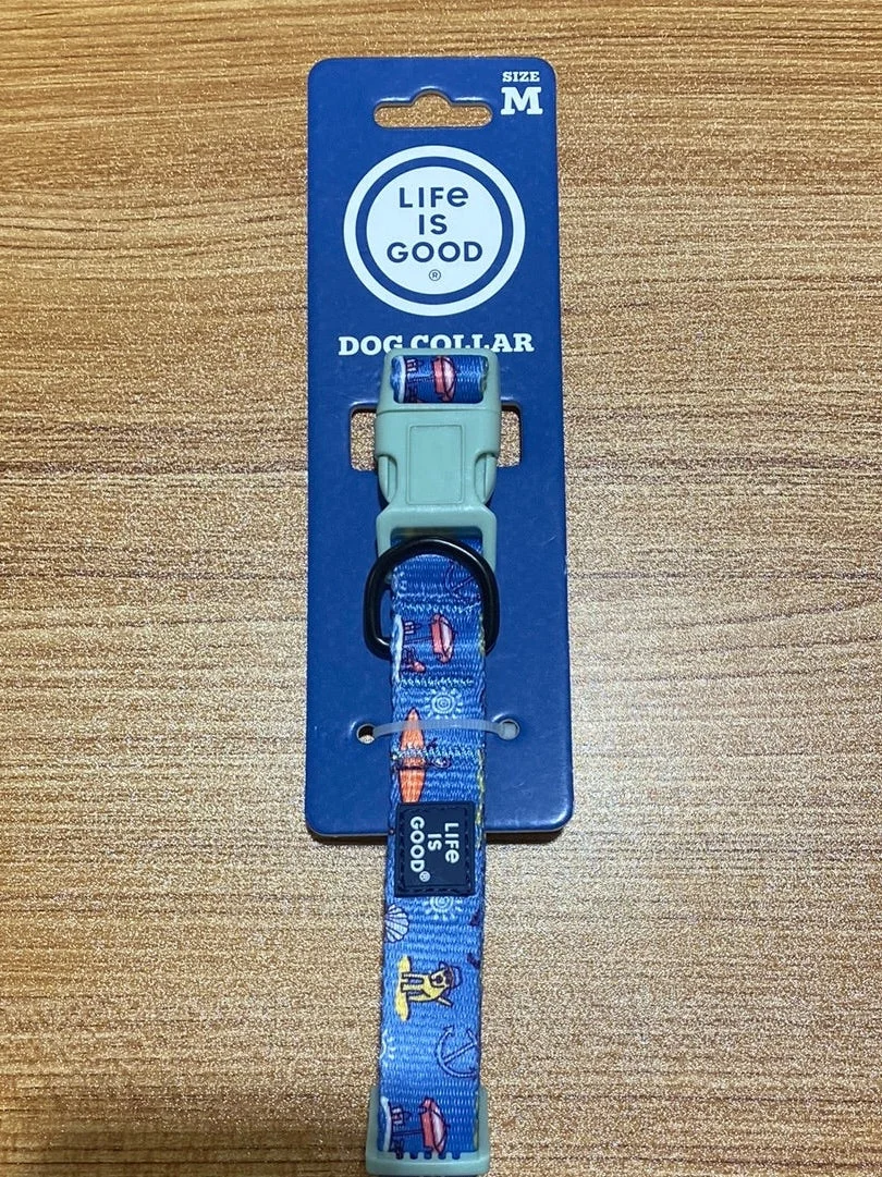 Life Is Good Dog Collar