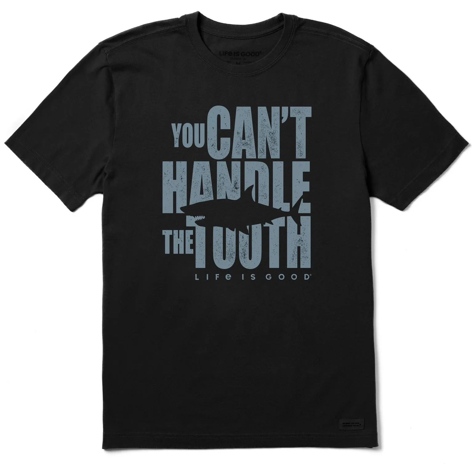 Life is Good Men's Can't Handle the Tooth Stack Short Sleeve Tee