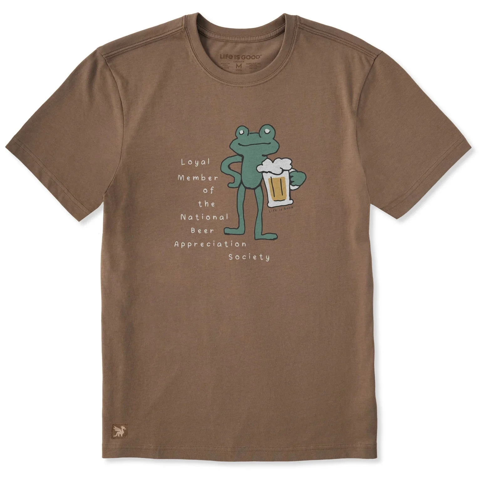 Life is Good Men's National Beer Appreciation Frog Short Sleeve Tee