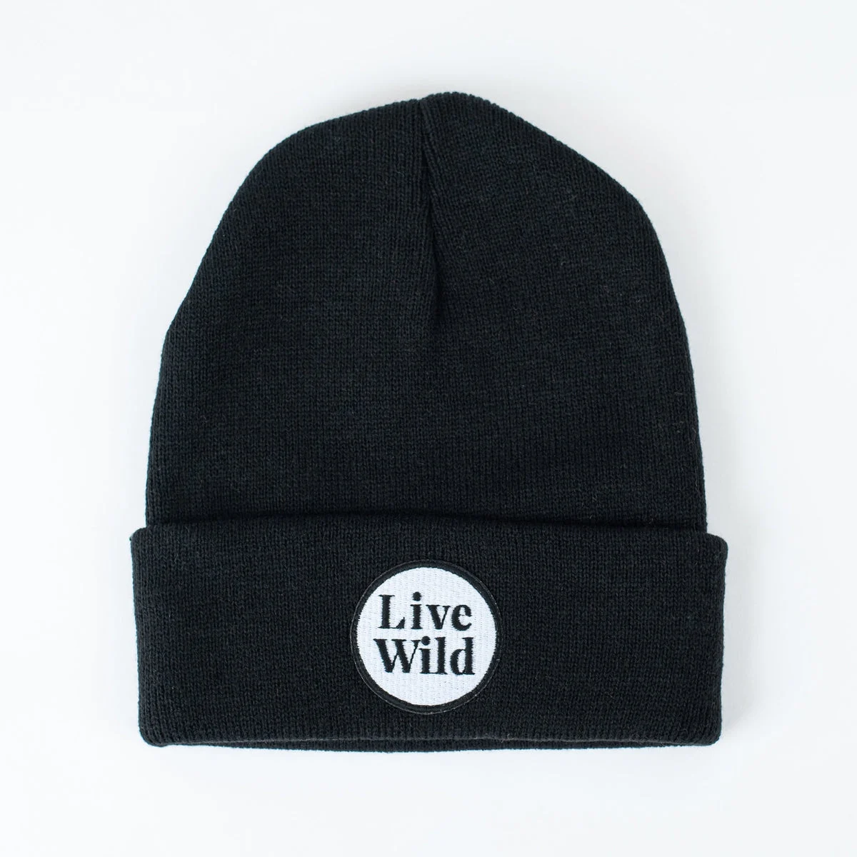 Live Wild | Black - Adult Beanie – 3 Rivers Outdoor Co