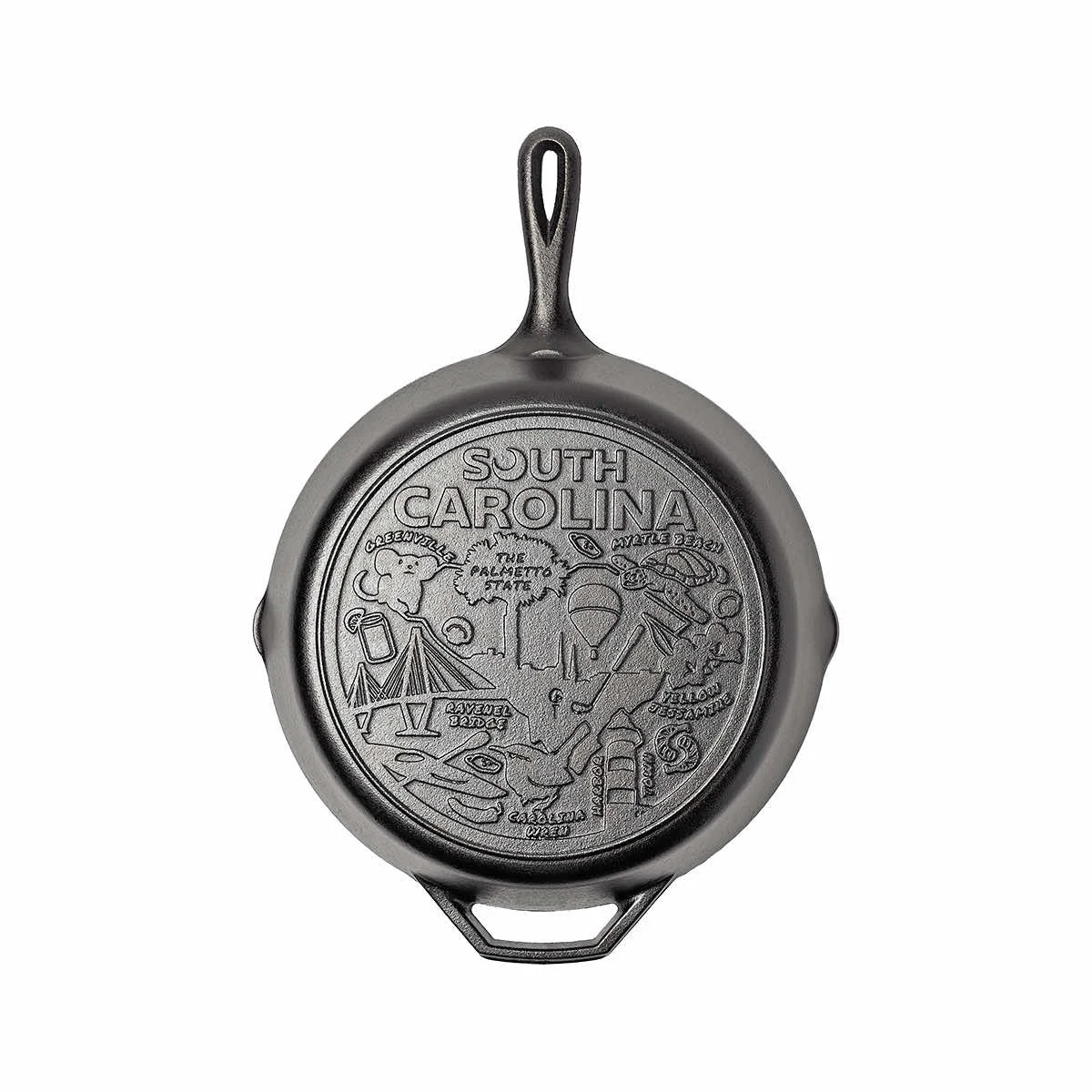 Lodge South Carolina Road Trip Cast Iron Skillet - 12 Inch