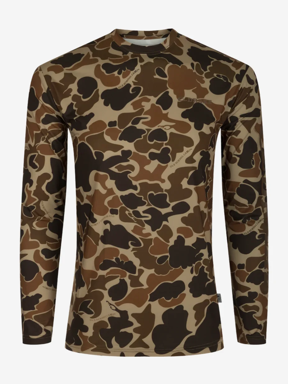 Long Sleeve Performance Crew Print