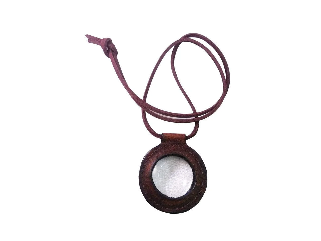 Magnifying Lens with Leather Holder