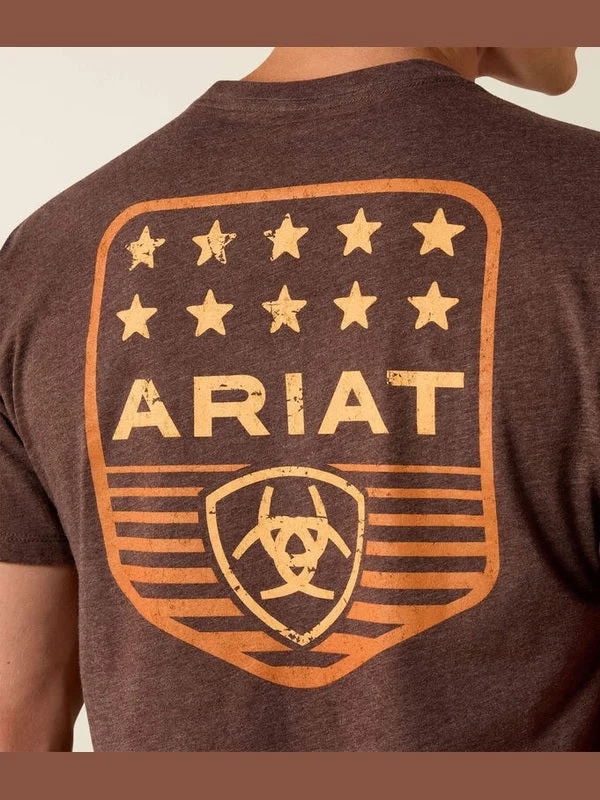 Men's Ariat Stripe Patriotic Badge T-Shirt