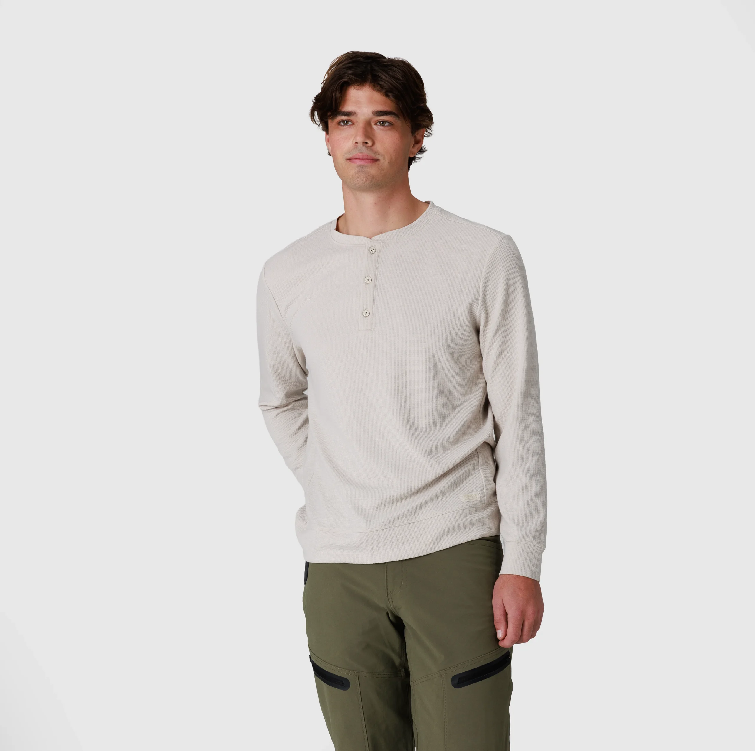 Men's Eclipse Waffle Long Sleeve Henley