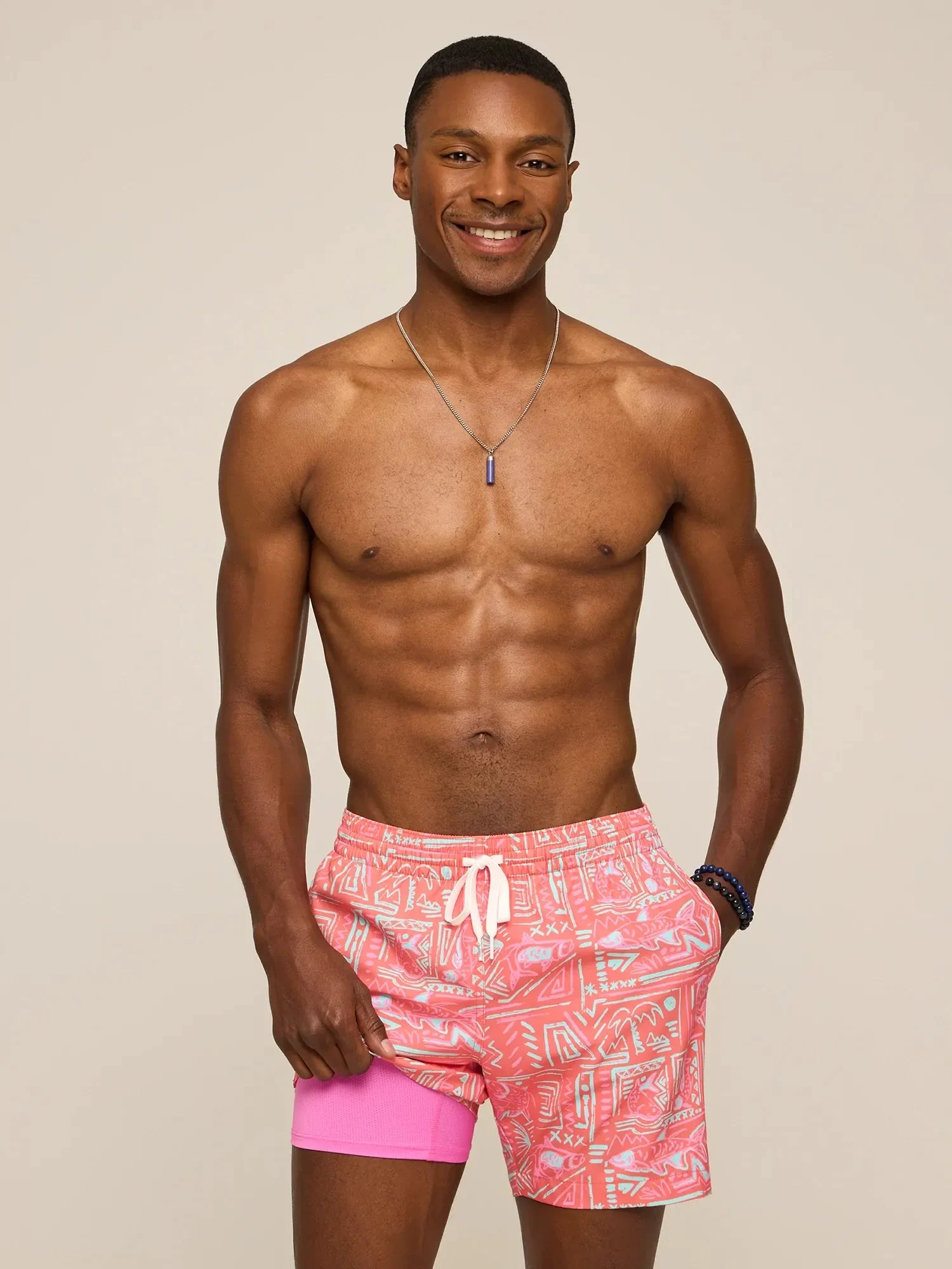 Men's The Pyramid Poolsides 5.5" Lined Classic Swim Trunk