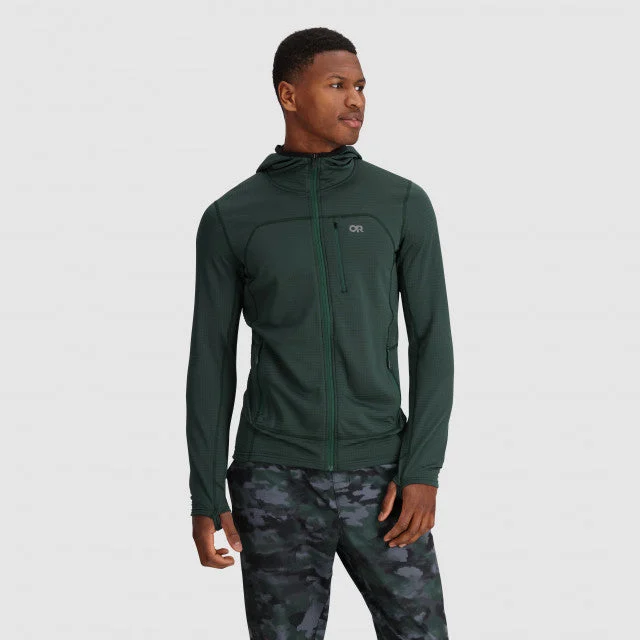 Men's Vigor Grid Fleece Full Zip Hoodie – 3 Rivers Outdoor Co