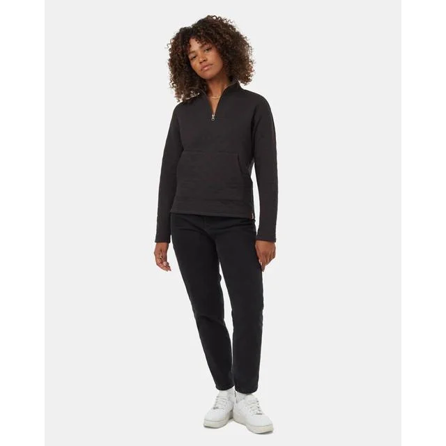 Mens 14 Zip Quilted Fleece
