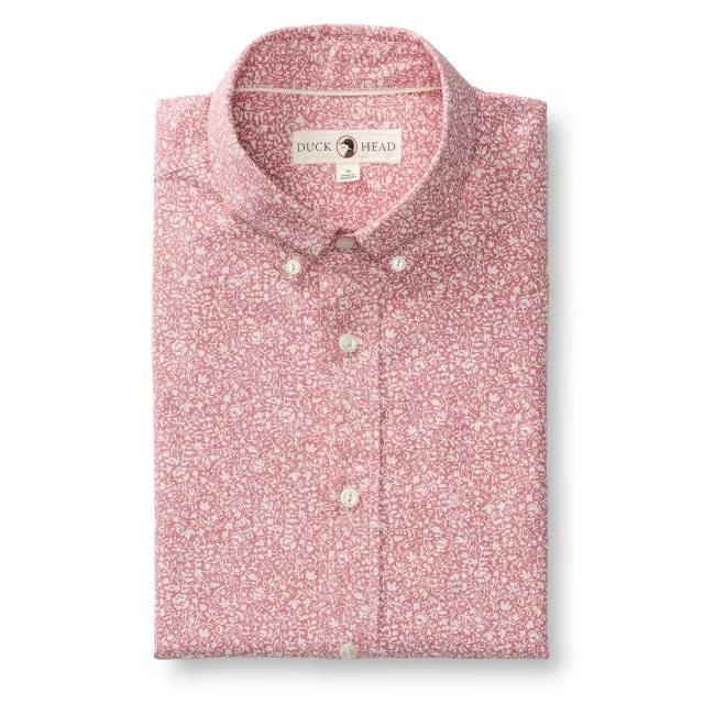 Mens Cotton Chambray Sport Shirt