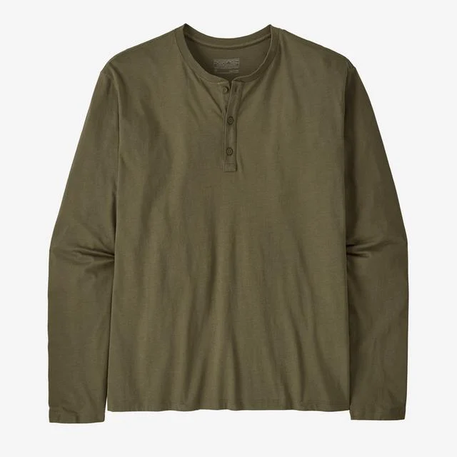 Mens L/s Daily Henley