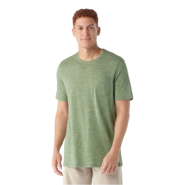 Mens Merino Hemp Blend Pocket T-shirt