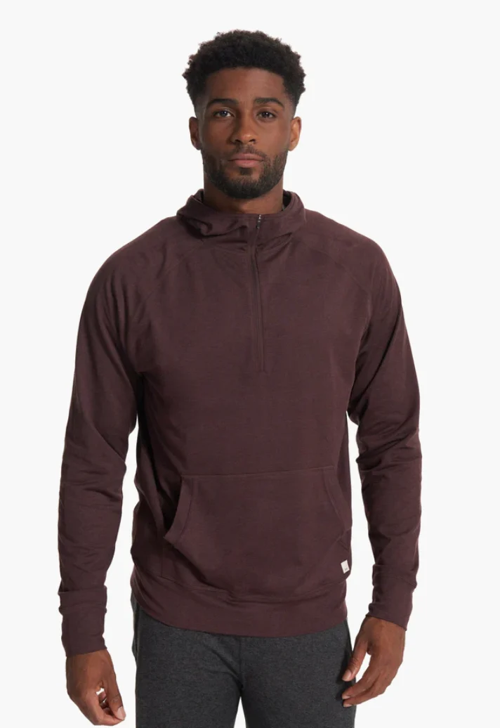 Mens Ponto Performance 12 Zip Hoodie