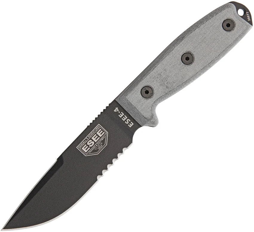 Model 4 Carbon Serrated
