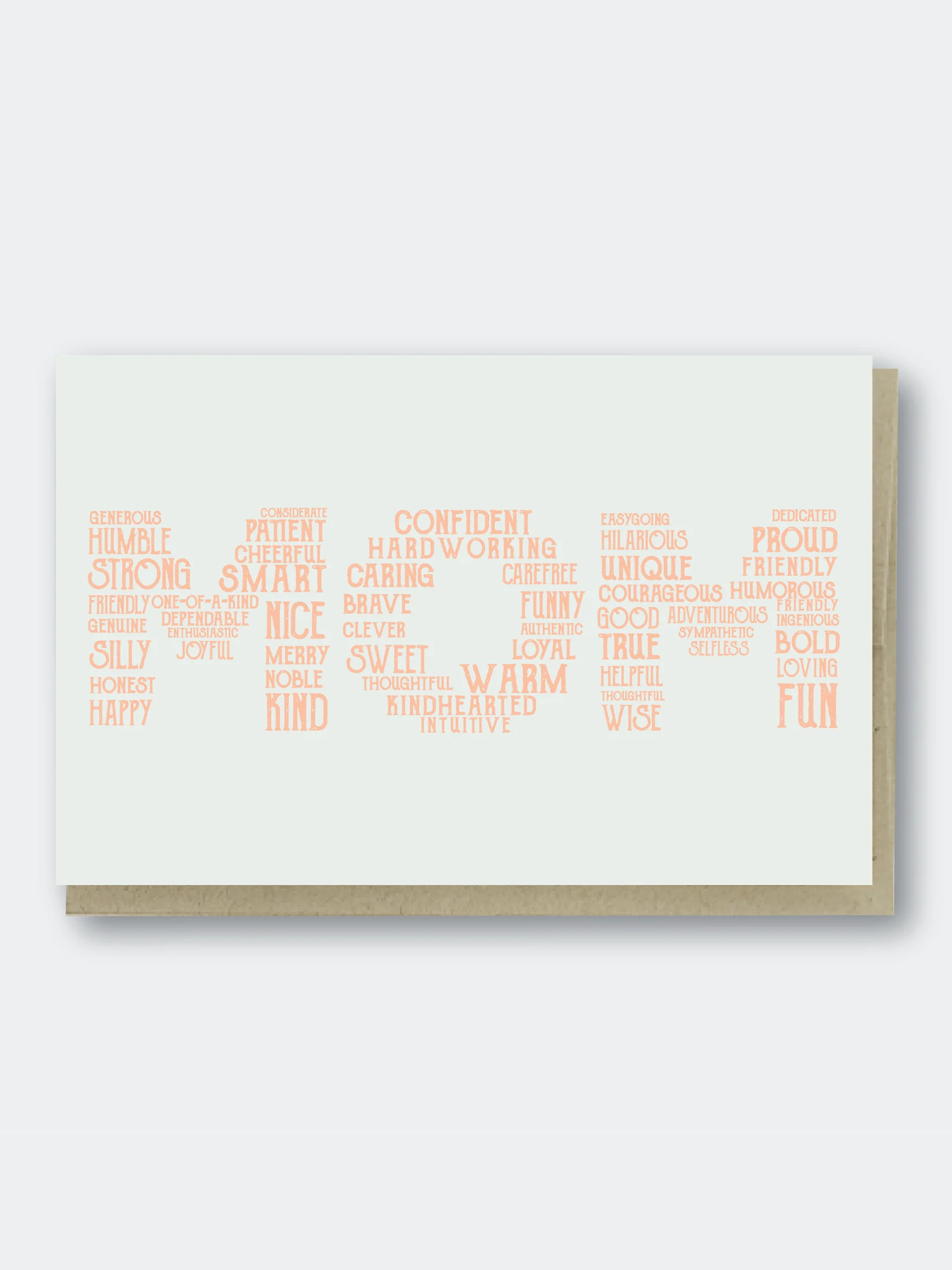 Mom Words Card