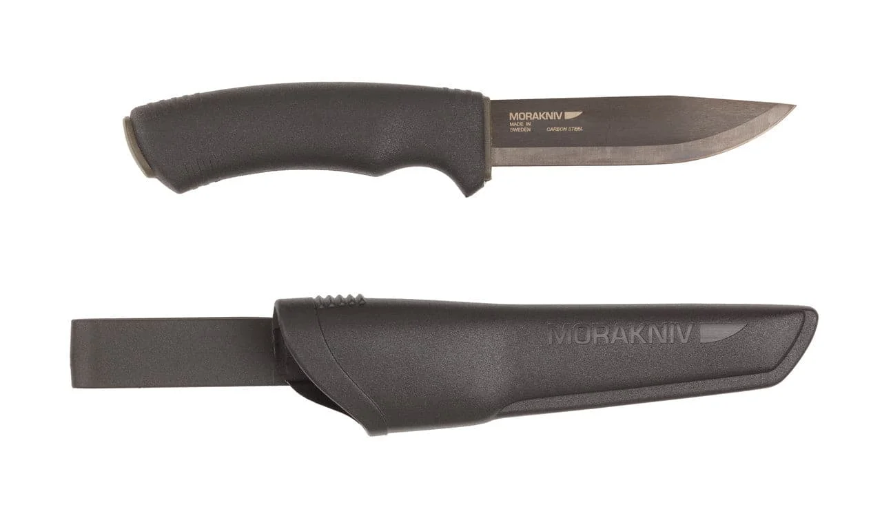 Mora Bushcraft Black — Carbon Steel Survival Knife