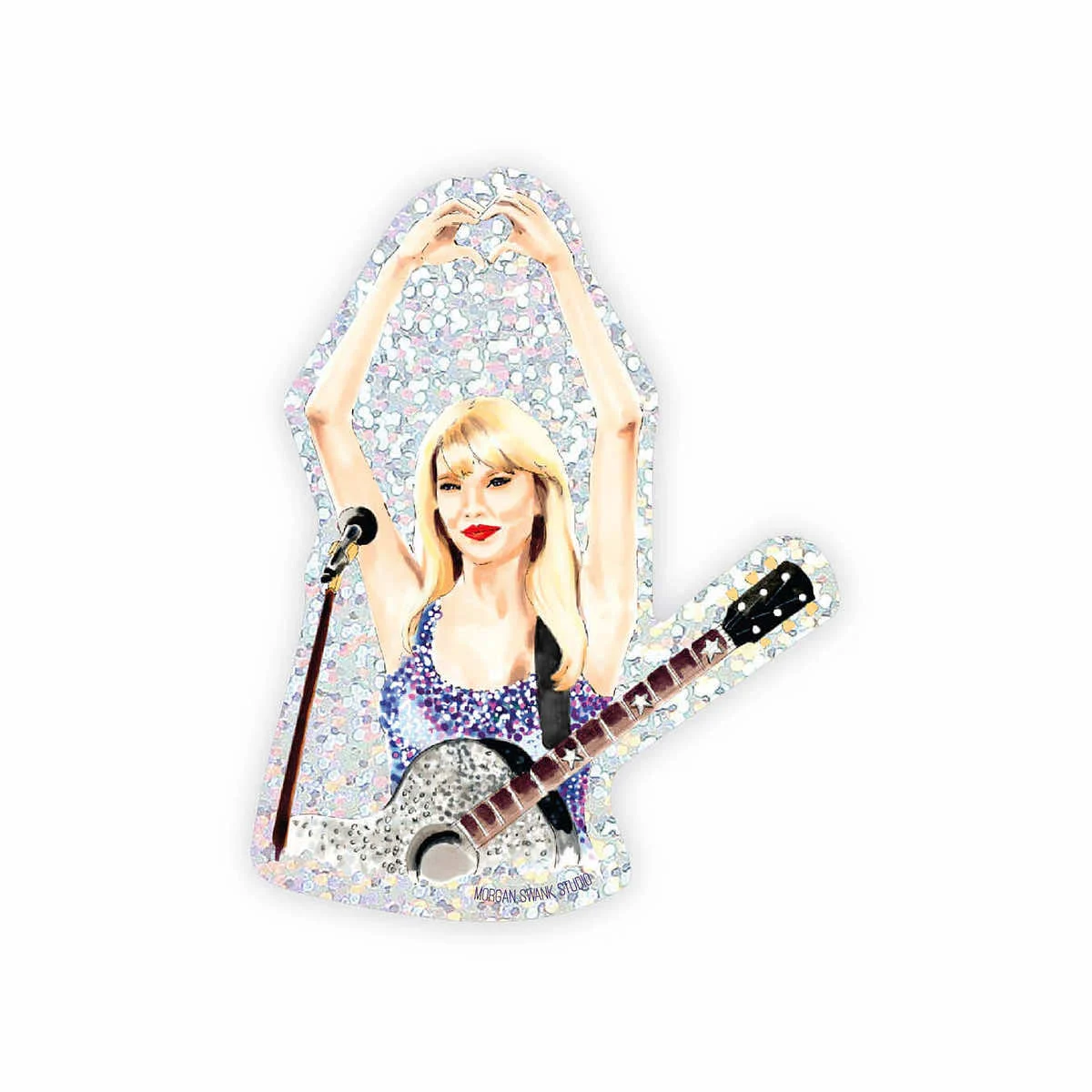 Morgan Swank Studio Taylor Glitter Sticker