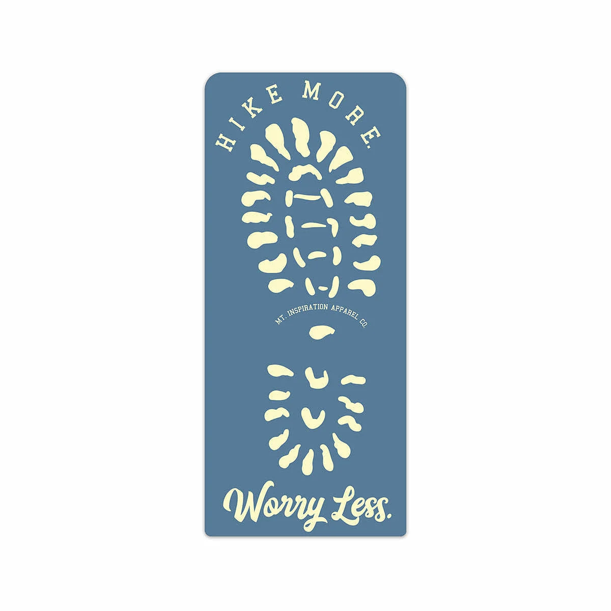 Mount Inspiration Hike More Worry Less Sticker