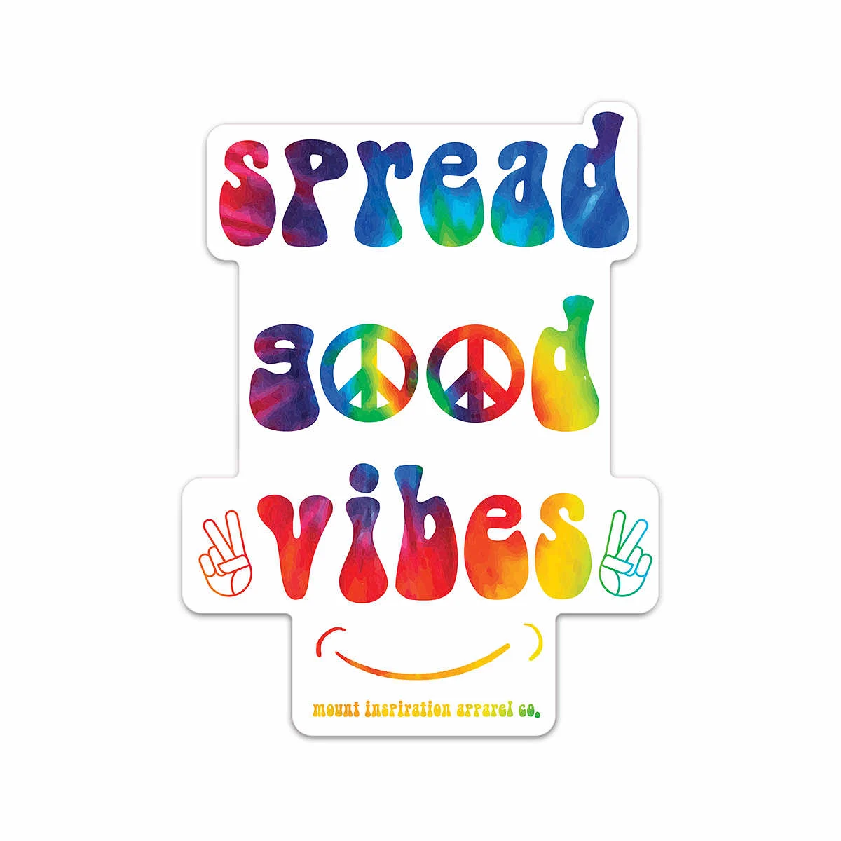 Mount Inspiration Spread Good Vibes Sticker